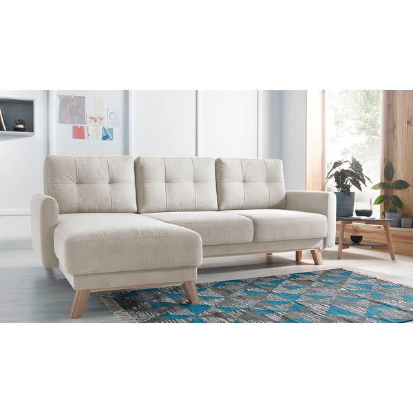 Bež kavč Bobochic Paris Balio Enjoy, levi kot-image-1