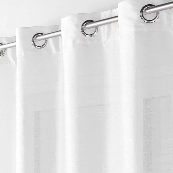 Bela satenasta zavesa 140x240 cm Shana – douceur d'intérieur-image-1