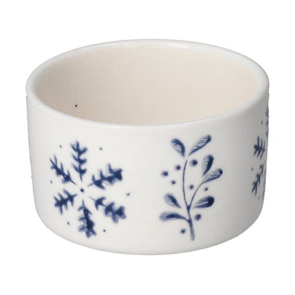Porcelanast svečnik z božičnim motivom – Dakls