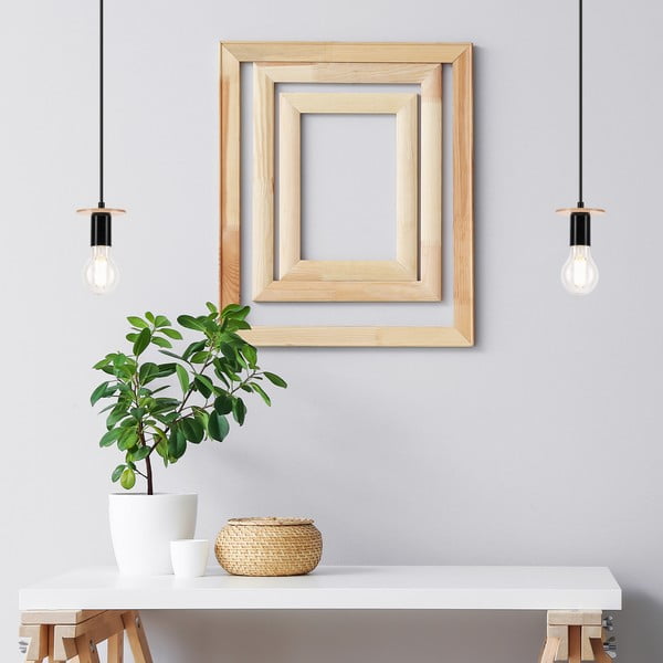 Črna viseča svetilka Angelina – LAMKUR-image-2