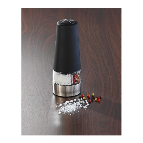 Črni dvojni mlinček za sol in poper Wenko Mill-image-4