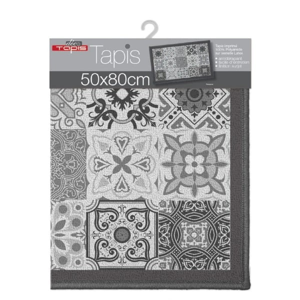 Siva pralna preproga 50x80 cm Persane – douceur d'intérieur-image-2