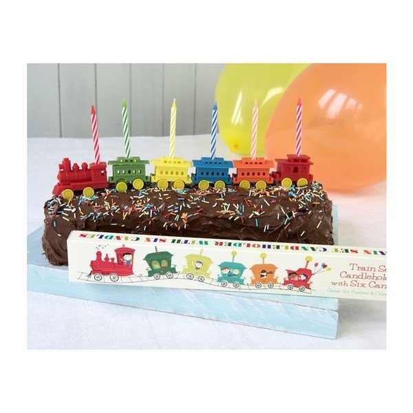 Komplet 6 stojal za svečke za torte Rex LondonTrain-image-2