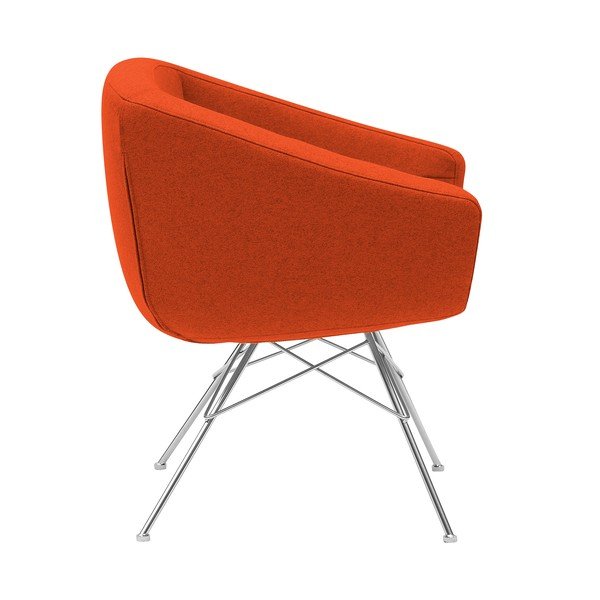 Oranžen fotelj Softline Aiko-image-3