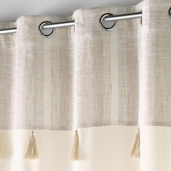 Zavesa v naravni barvi 140x240 cm Island – douceur d'intérieur-image-2