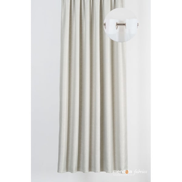 Bež zavesa 140x260 cm Teorema – Mendola Fabrics