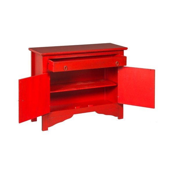 Rdeča komoda Evergreen House Credenza-image-4