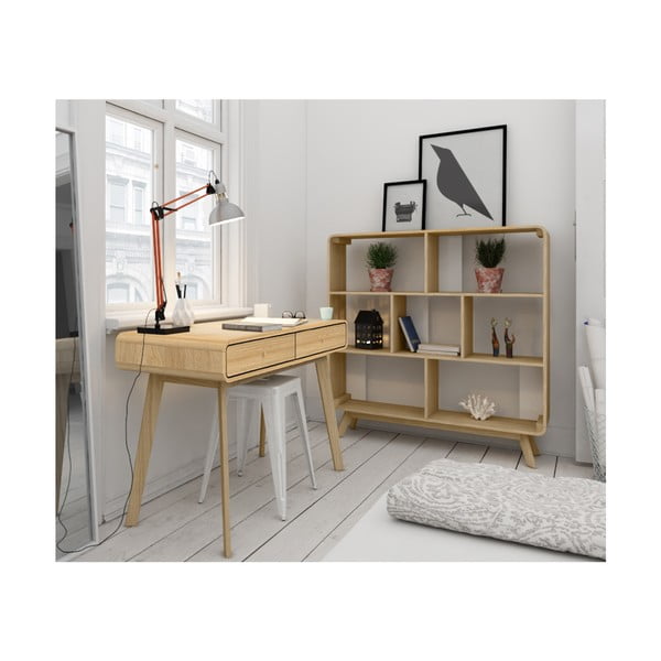 Pisalna miza v hrastovem dekorju 50x120 cm Cassie - Støraa -image-3