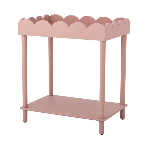 Rožnata stranska mizica iz masivnega bora 40x60 cm Isola – Bloomingville-image-4
