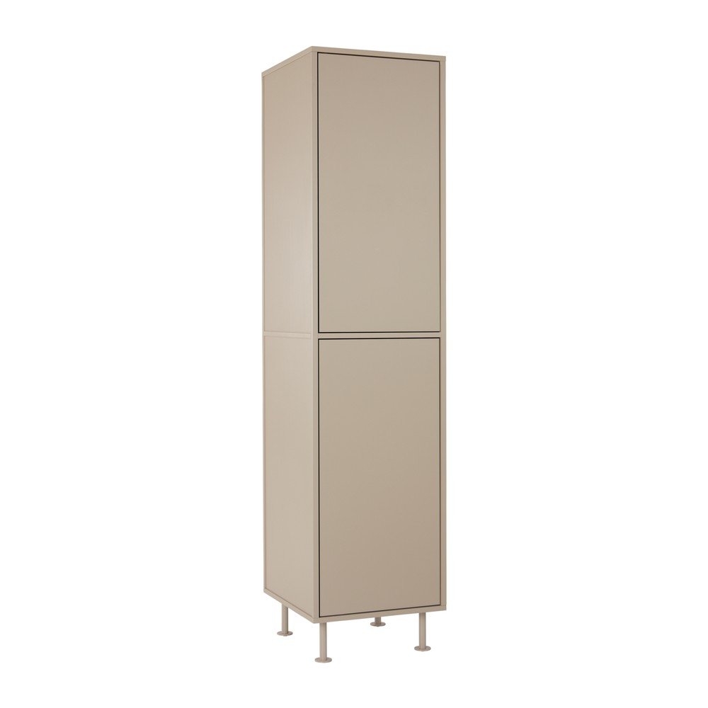 Bež garderobna omara iz MDF plošč 50x210x55 cm Kipp