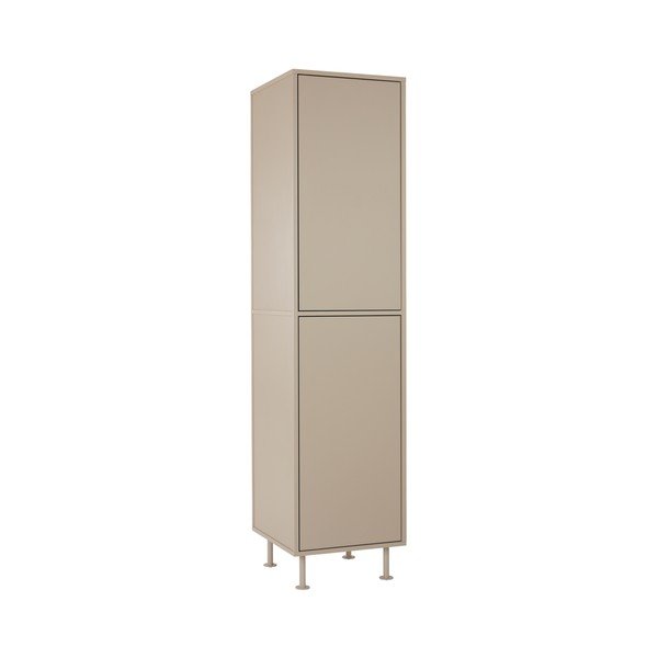 Bež garderobna omara iz MDF plošč 50x210x55 cm Kipp – Jotex