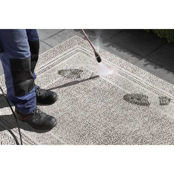 Črno-bel zunanji tekač Ragami Berlin, 80 x 250 cm-image-1