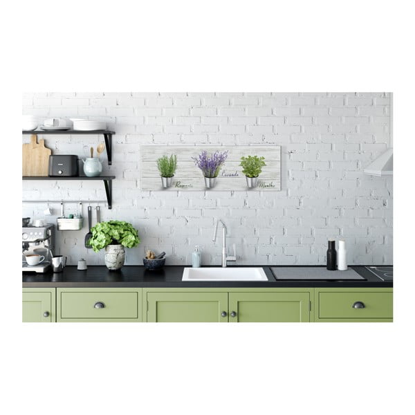 Slika Styler Platno Shabby Herbs, 27 x 75 cm-image-1