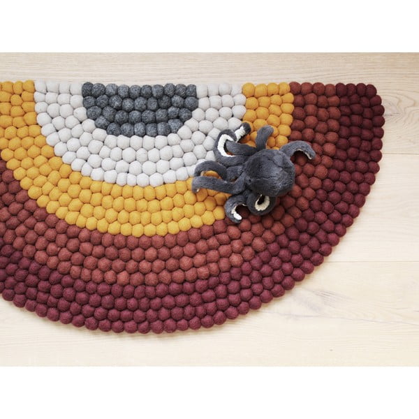 Otroška preproga iz volnenih kroglic Wooldot Ball Rugs Red-image-3