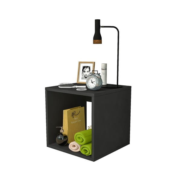 Črna nočna omarica Biga - Gauge Concept-image-2