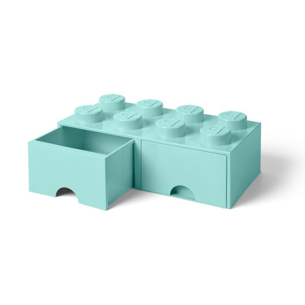 Mint zelena škatla za shranjevanje z dvema predaloma LEGO®