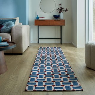 Moder tekač 60x230 cm Lennox Geometric – Flair Rugs
