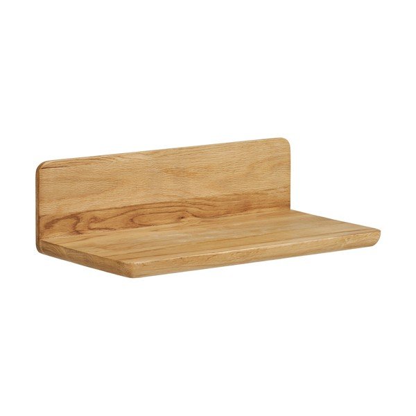 Polica iz masivnega hrasta v svetli naravni barvi 40 cm Salina – House Nordic
