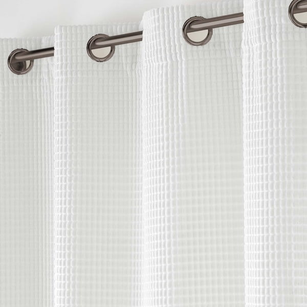 Bela žametna zavesa 140x260 cm Swing – douceur d'intérieur-image-2