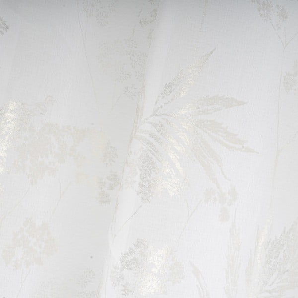 Srebrno-bela prosojna zavesa 140x260 cm Bonsái – Casa Selección-image-3