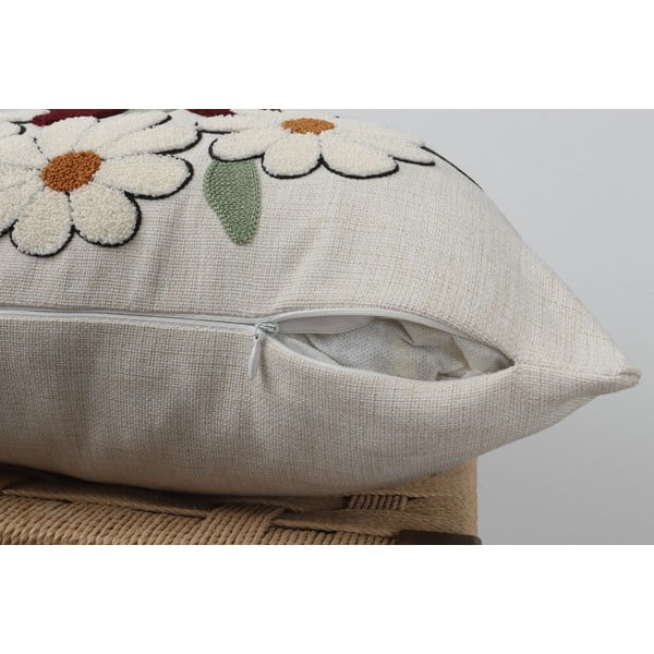 Lanena okrasna blazina 43x43 cm Papatya – Mioli Decor-image-4