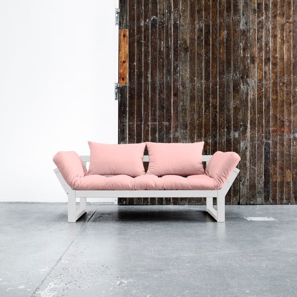 Spremenljiv kavč Karup Edge Bela/rožnata Peonie