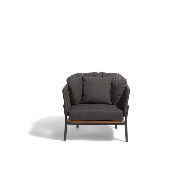 Temno siv vrtni fotelj Omer – Diphano-image-3