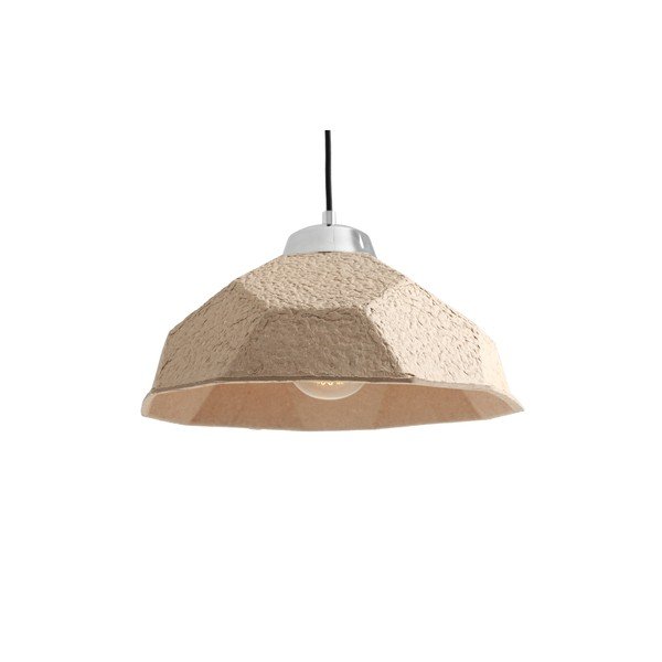 Bež viseča svetilka Custom Form Celulo, premer 35 cm