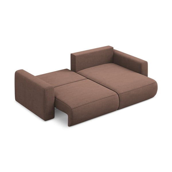 Rožnata raztegljiva/s prostorom za shranjevanje kotna sedežna garnitura (desni kot/z ležalnikom) Kapua – Makamii-image-3