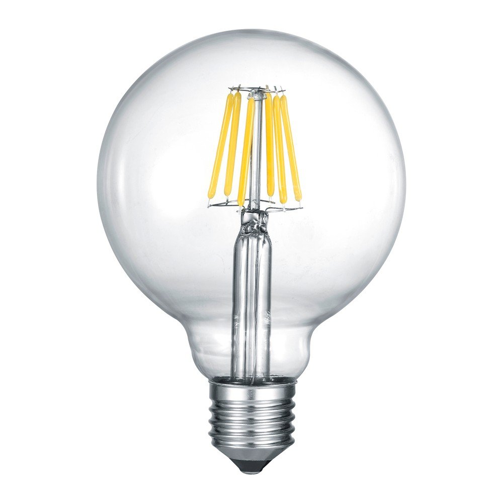 LED filament žarnica s toplo svetlobo z žarnico E27, 7 W Globe