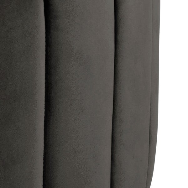 Rjavo-siv žameten puf Actona Doria, ⌀ 60 cm-image-3
