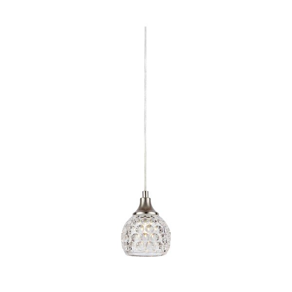 Steklena viseča svetilka v mat srebrni barvi ø11,5x14,5 cm Clear – Markslöjd