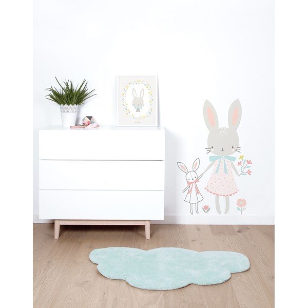 Otroška nalepka 58x90 cm Little Miss Rabbit – Lilipinso-image-2