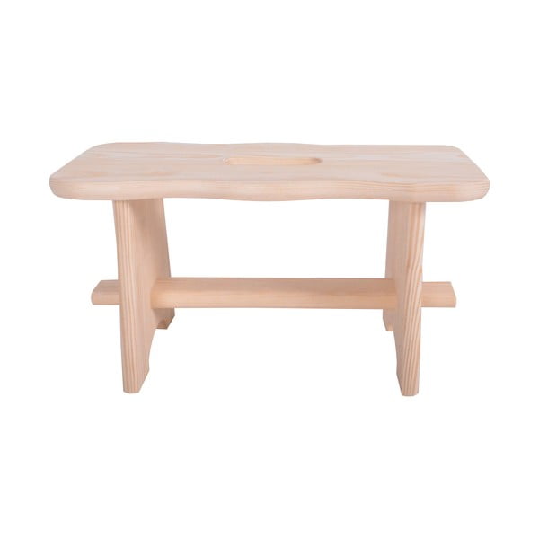 Stolček iz masivnega bora v naravni barvi Tirolo – Rojaplast