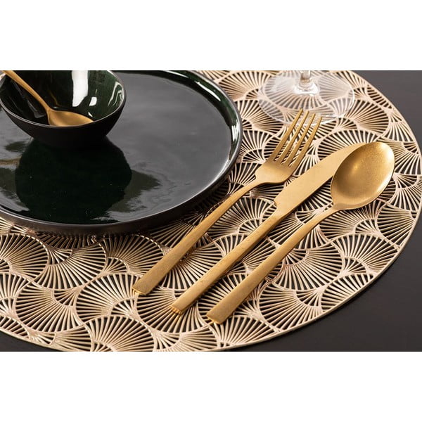 Zlat pogrinjek Tiseco Home Studio, ⌀ 38 cm-image-1