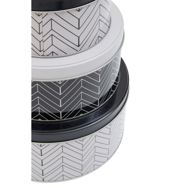 Kovinske posode za shranjevanje v kompletu 3 ks živil Urban – Premier Housewares-image-1