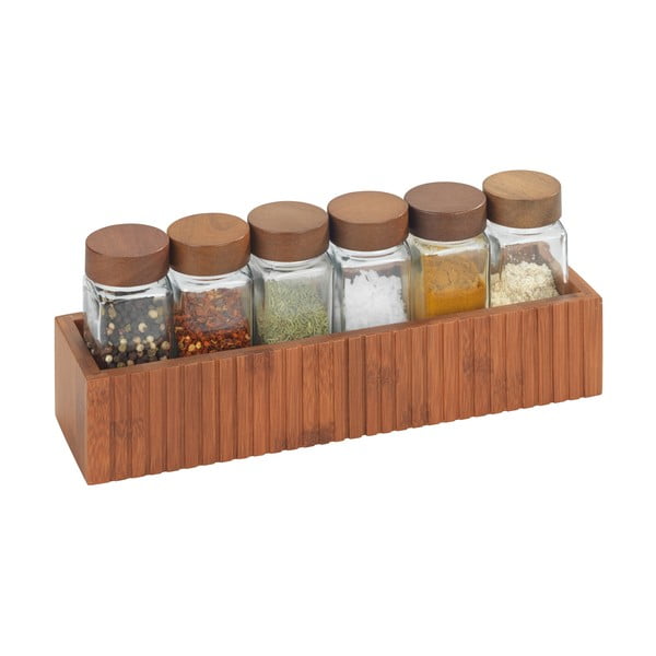 Bambusov organizator za začimbe z namestitvijo brez vrtanja Mera – Wenko-image-1