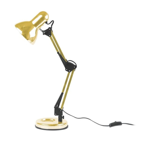 Namizna svetilka v zlati barvi Leitmotiv Hobby