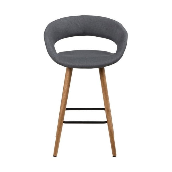 Temno sivi barski stoli v kompletu 2 ks  Gill – Actona-image-1