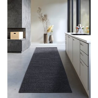 Temno siv ročno tkan volnen tekač 80x200 cm Francois – Villeroy&Boch