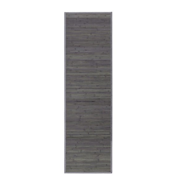 Zelena/siva bambusova preproga 60x200 cm – Casa Selección