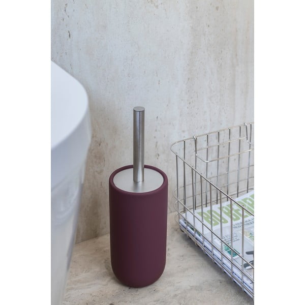 Temno vijolična keramična WC ščetka Lotus Play – Mette Ditmer Denmark-image-1