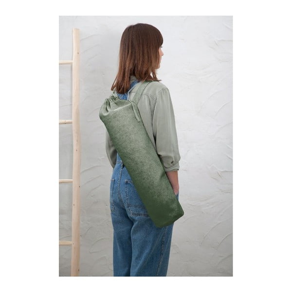 Torba za podlogo za jogo Really Nice Things Green Moss, višina 80 cm-image-1