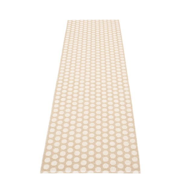 Bež/kremno bel zunanji in notranji tekač 70x250 cm Noa Beige Vanilla – Pappelina