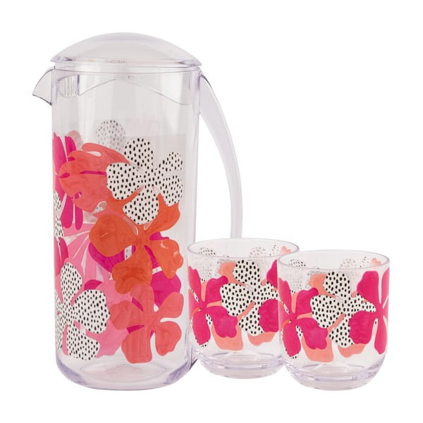 Rožnato-oranžen vrč za piknik Navigate, 2 l-image-2