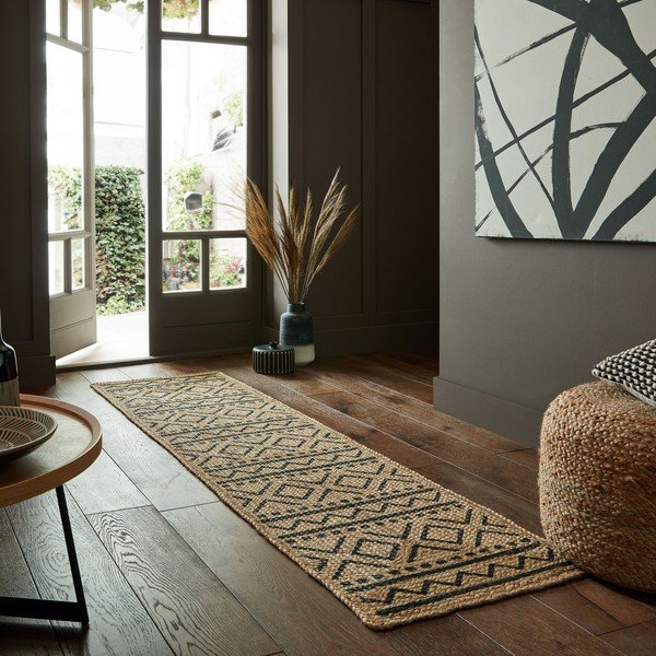 Tekač iz jute v naravni barvi 60x230 cm Luis – Flair Rugs-image-1