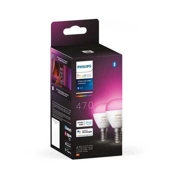 Žarnice E14, 5 W v kompletu 2 ks White and color ambiance – Philips Hue-image-2