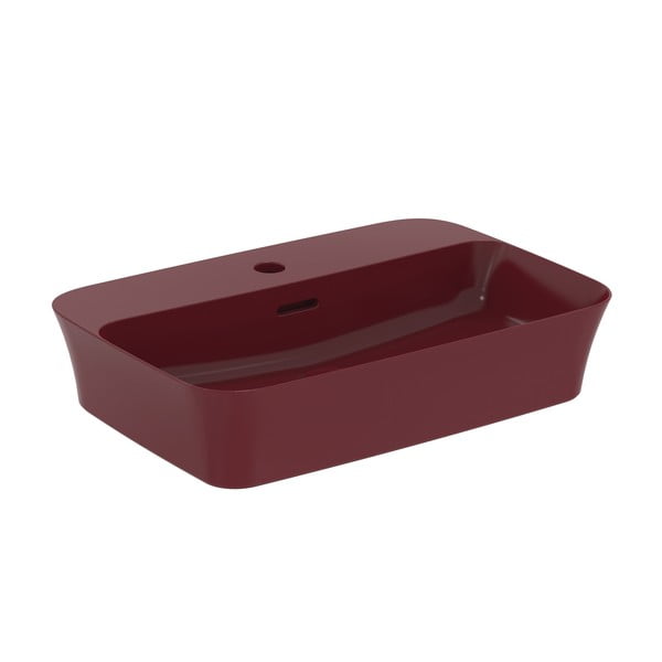 Bordo rdeč keramičen umivalnik 55x38 cm Ipalyss – Ideal Standard