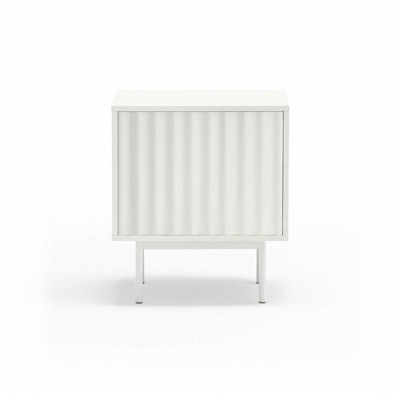 Bela nočna omarica v mat dekorju Sierra – Teulat