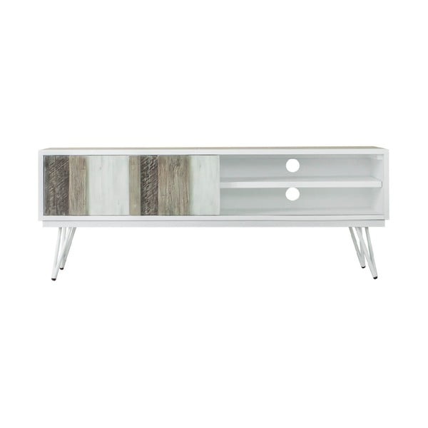Rjavo-bela TV mizica Niza, širina 150 cm